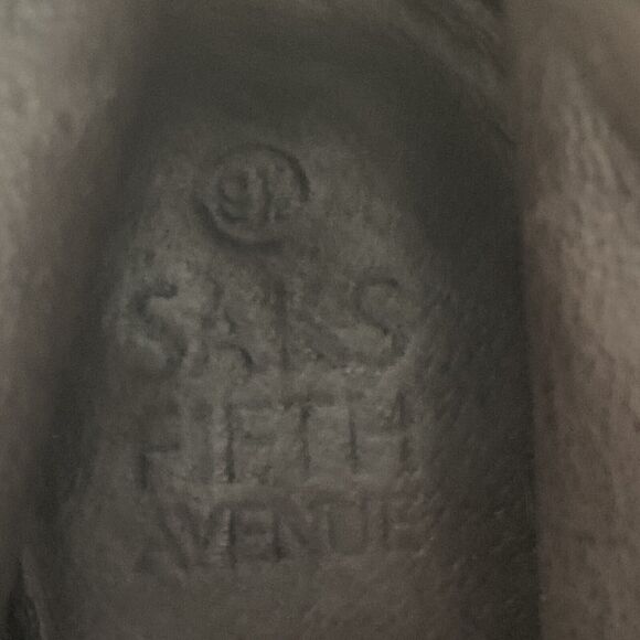 Saks Fifth Avenue Suede Ankle Boots Brown Leather Lace-up Chukka Shoes Sz 9.5 main image 5